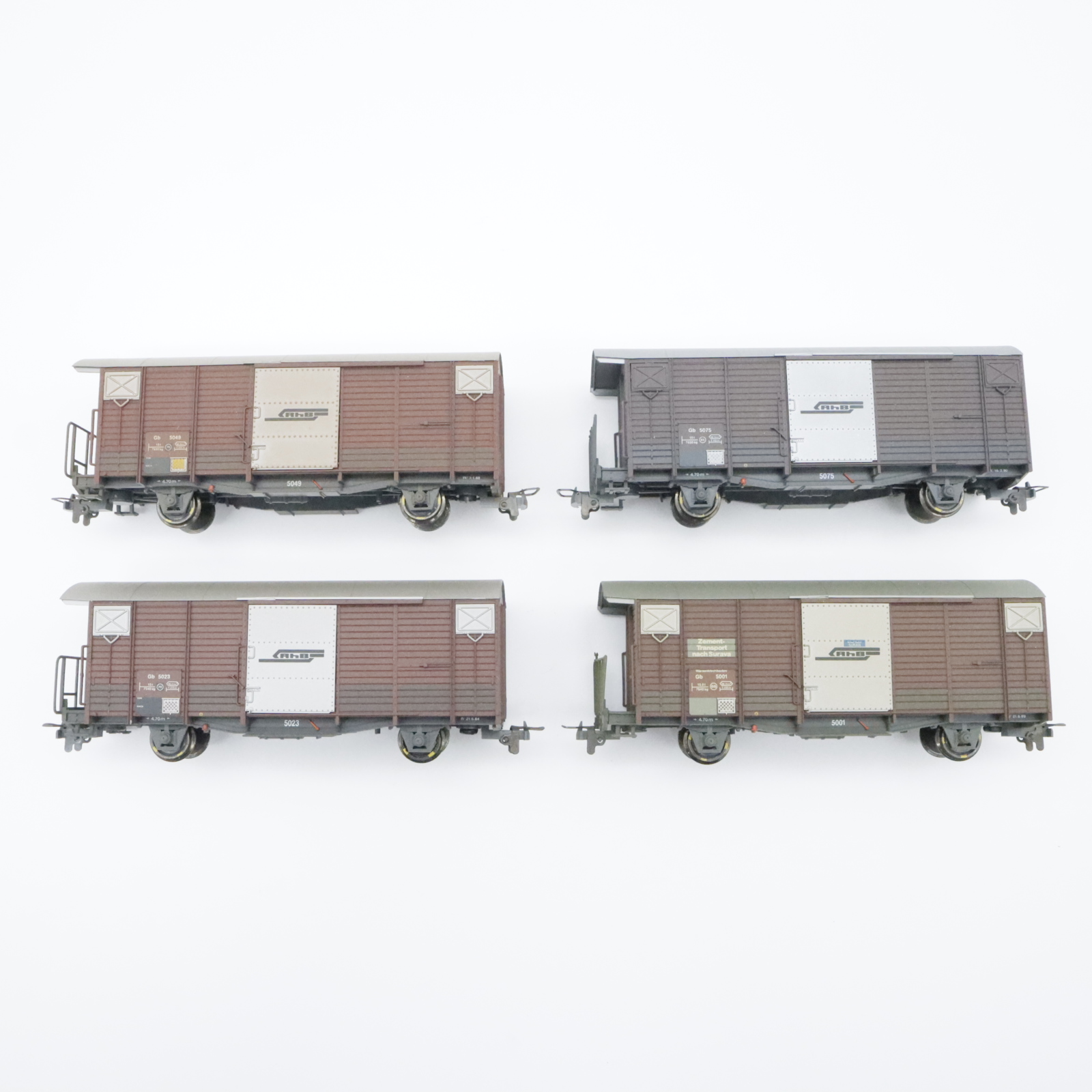 Bemo 7450 100 (1) RhB Güterwagen Spur H0m