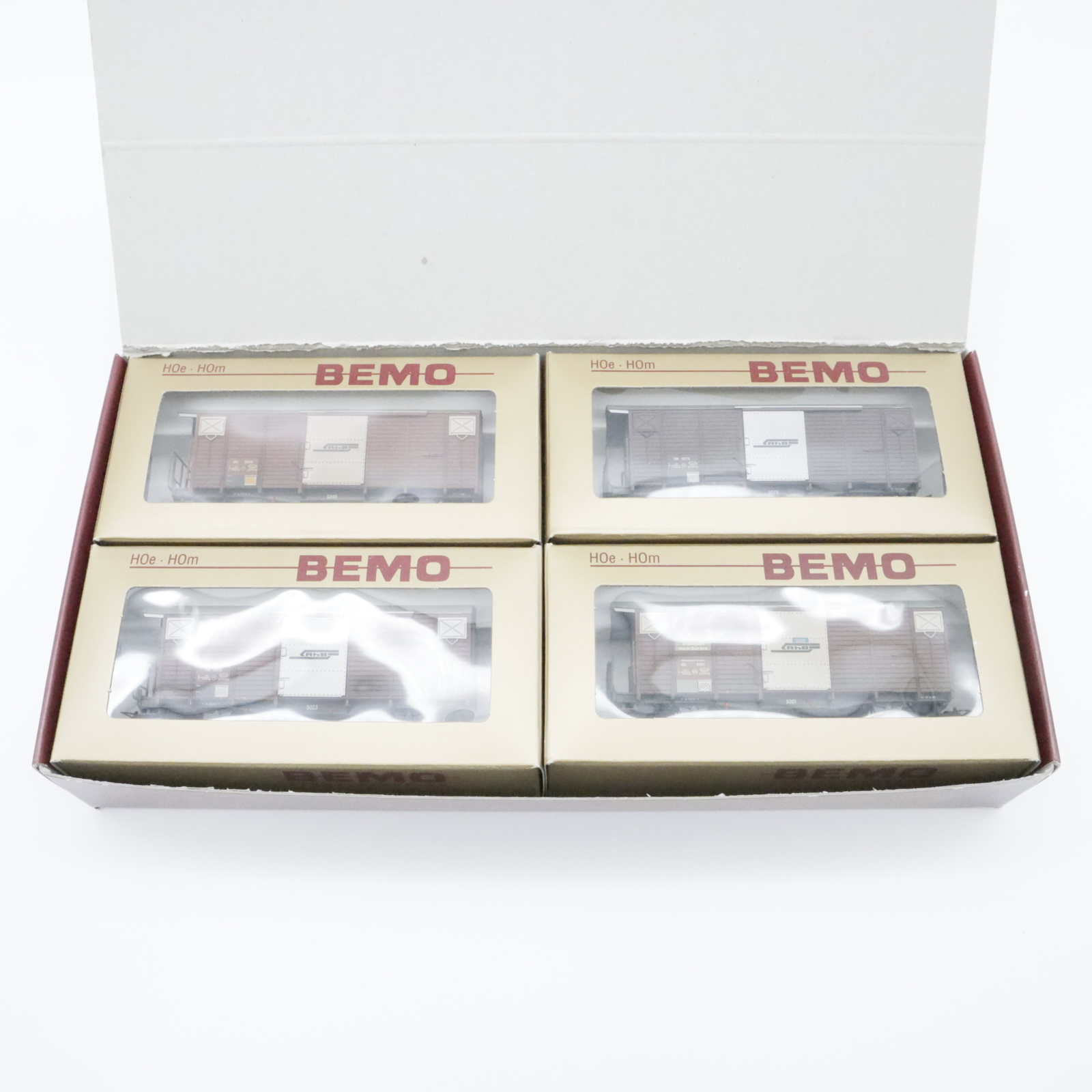 Bemo 7450 100 (7) Bemo 7450 100 RhB Güterwagen-Set – Bild 7