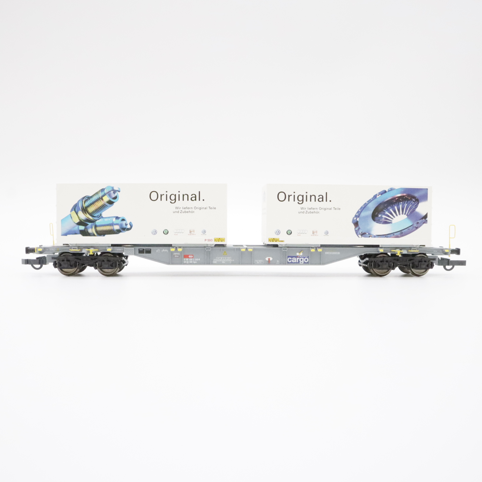 Roco 66657 (4) Roco 66657 Containertragwagen AMAG – Bild 4