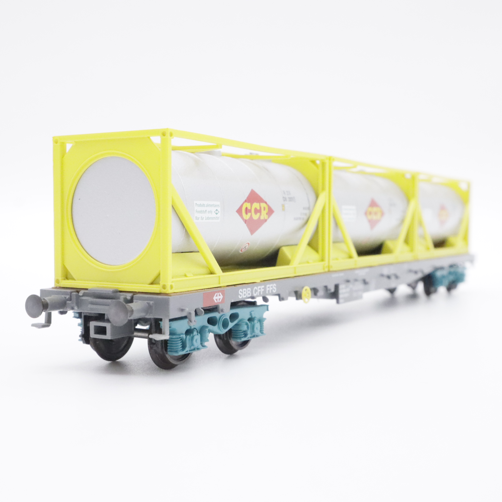 HAG 397 SBB Flachwagen CCR (1) SBB Güterwagen Spur H0