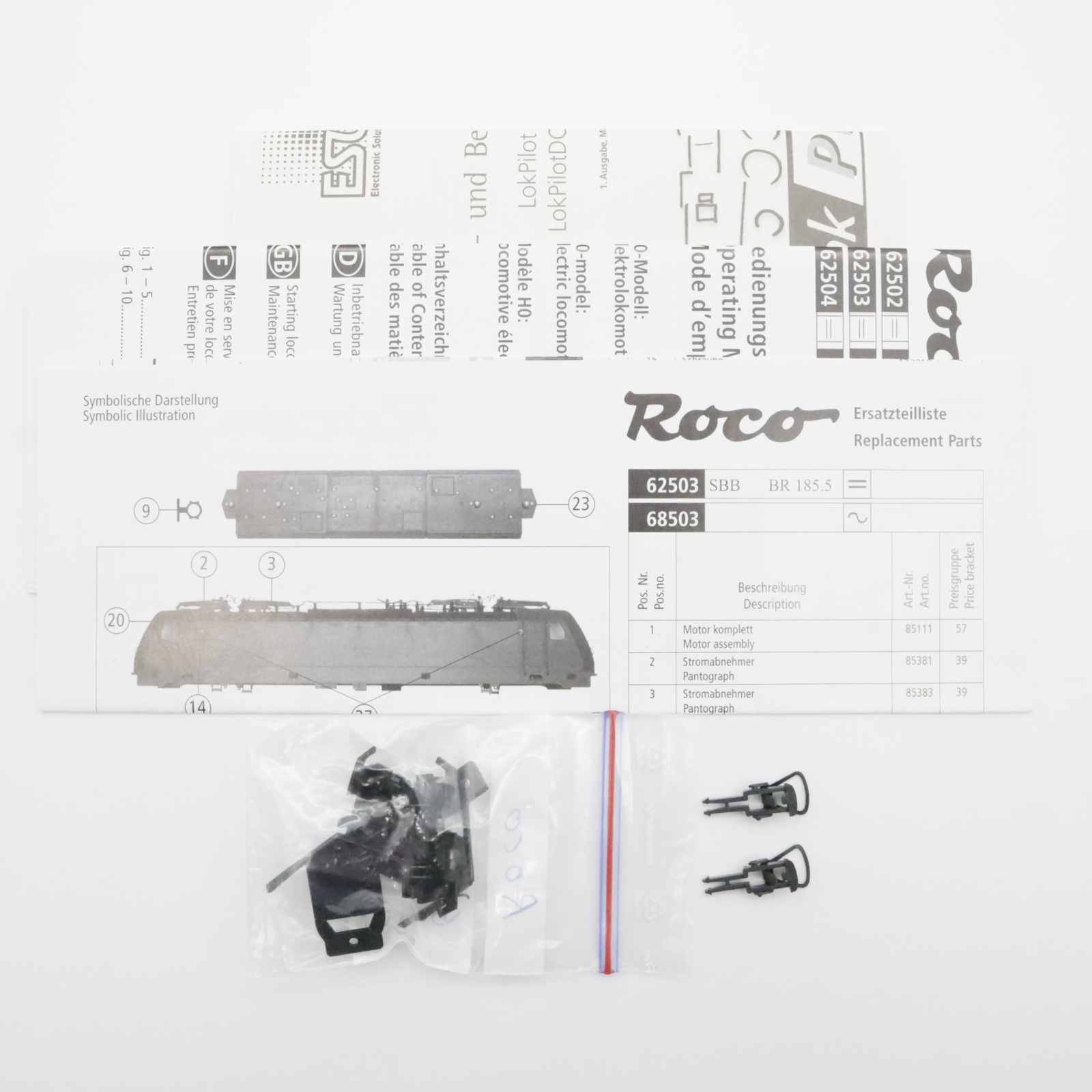 Roco 62503 (7) Roco 62503 CB BR 185.2 der „Crossrail“ – Bild 7