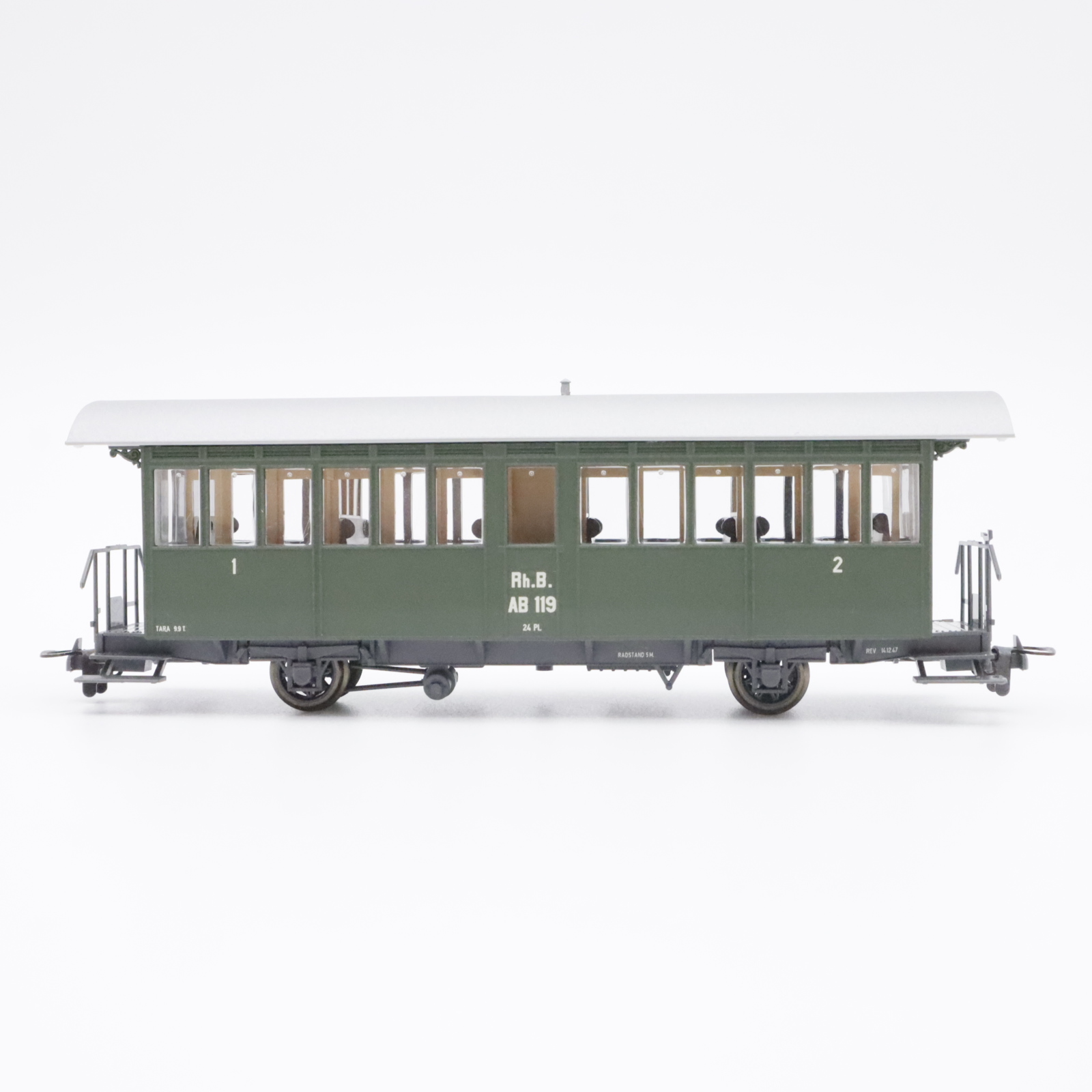 Bemo 3232 119 (4) Bemo 3232 119 RhB AB 119 Personenwagen – Bild 4