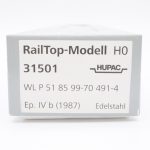 RailTop-Modell 31501 SBB Schlafwagen HUPAC – Bild 8