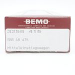 Bemo 3258 415 SBB Mitteleistiegswagen AB 475 – Bild 8