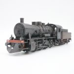 Gealterte Dampflok Spur H0