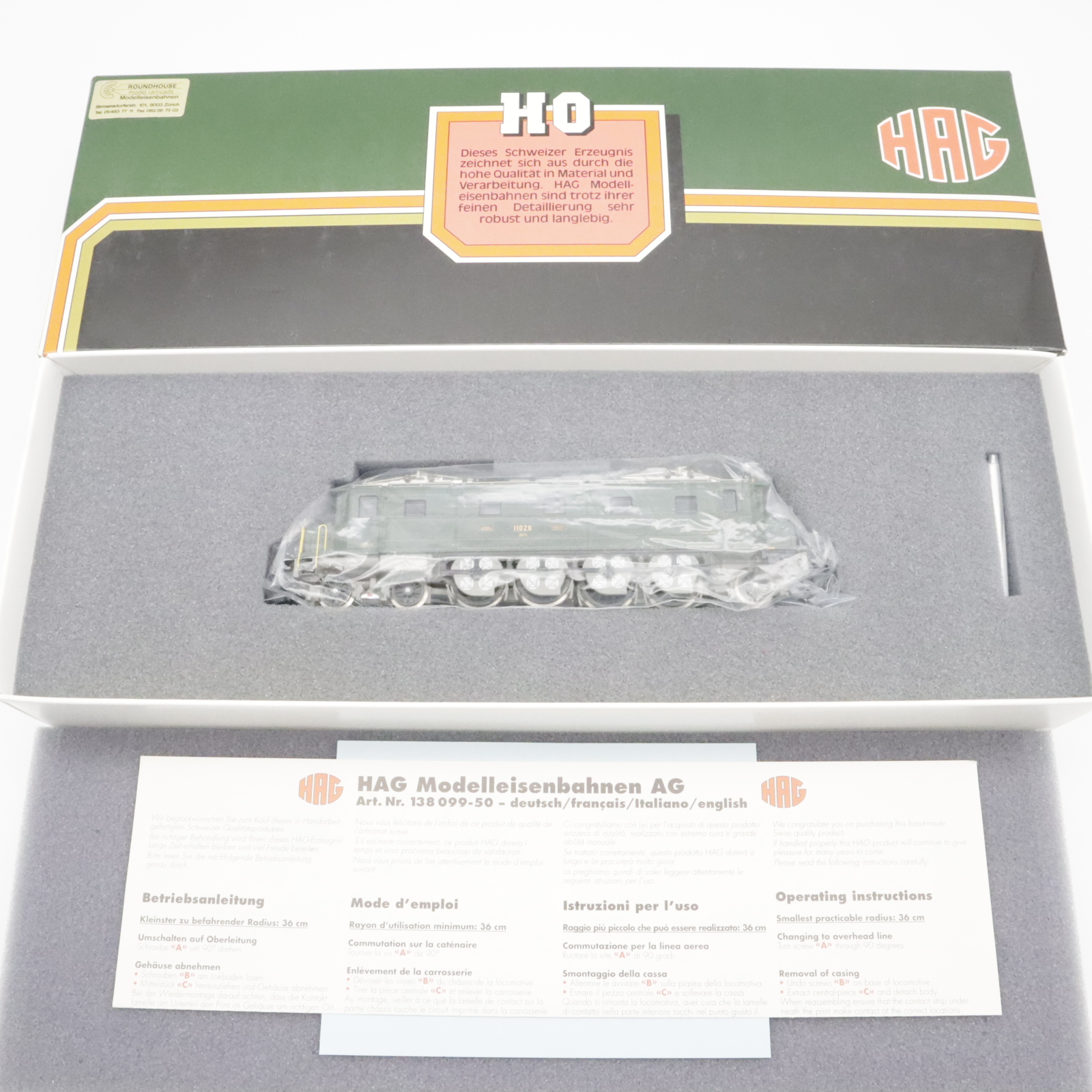 HAG 139 (8) HAG 139 SBB Ae 4/7 11026 "Mikado" Sondermodell – Bild 8