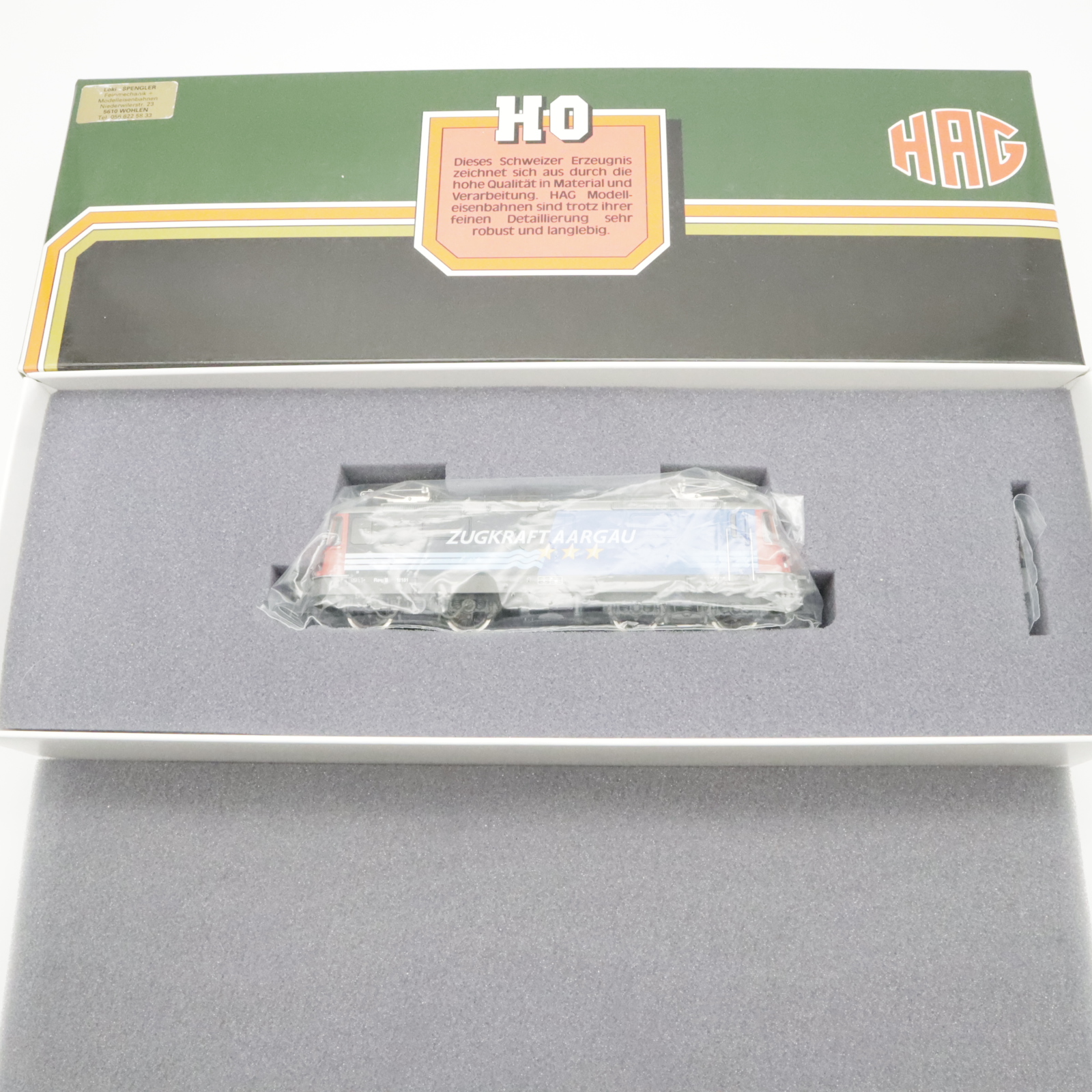 HAG 166 (8) HAG 166 SBB Re 4/4 II 11181 "Zugkraft Aargau" – Bild 8