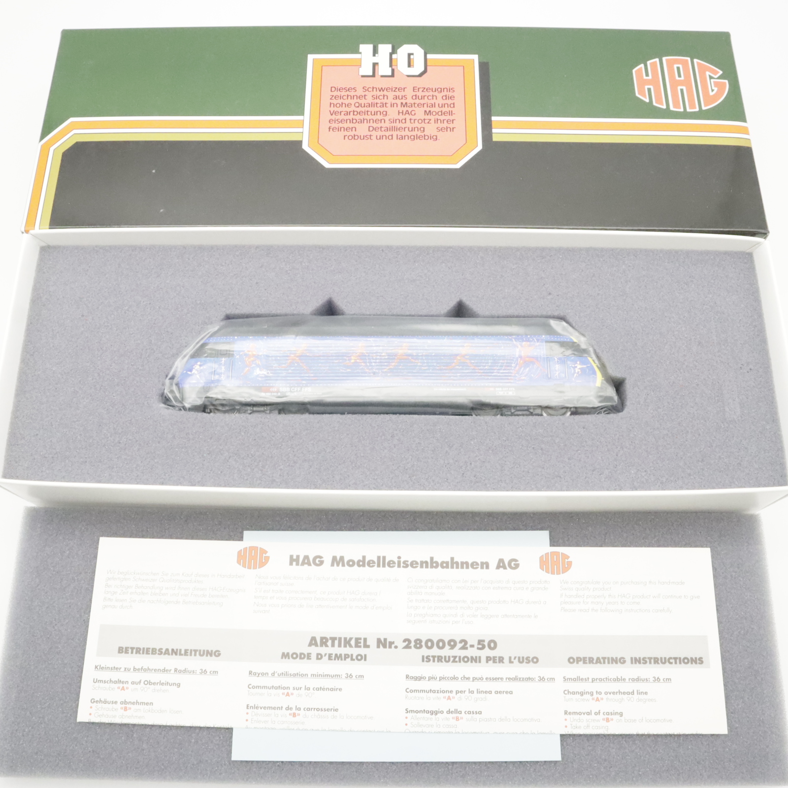 HAG 281 SBB Re 460 Künstlerlok (8) HAG 281 SBB Re 460 "Künstlerlok" – Bild 8