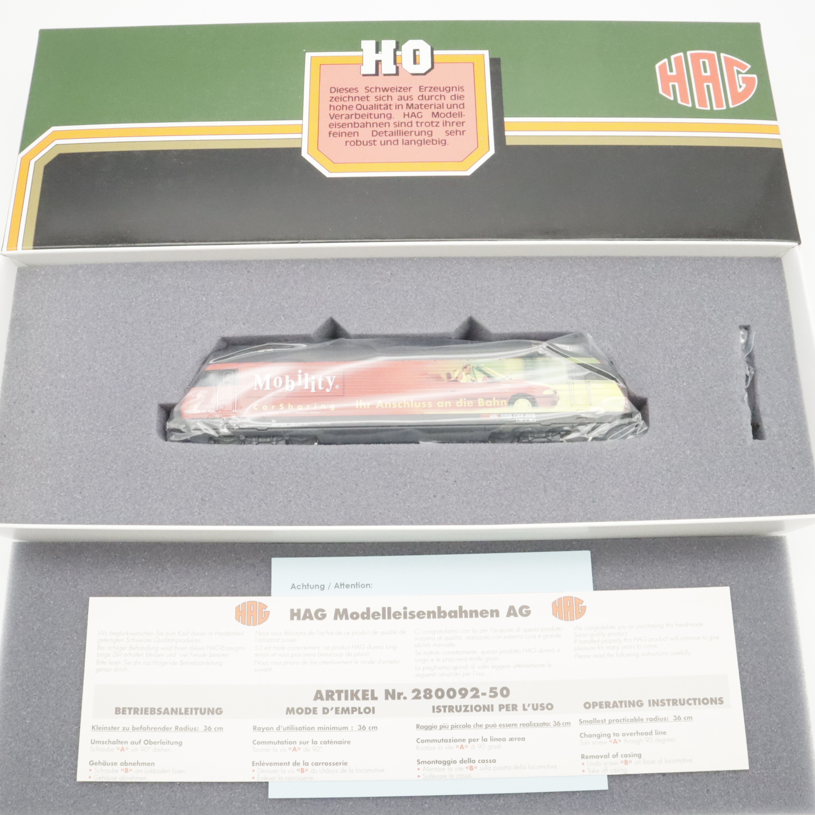 HAG 281 SBB Re 460 Mobility (8) HAG 281 SBB Re 460 "Mobility" – Bild 8