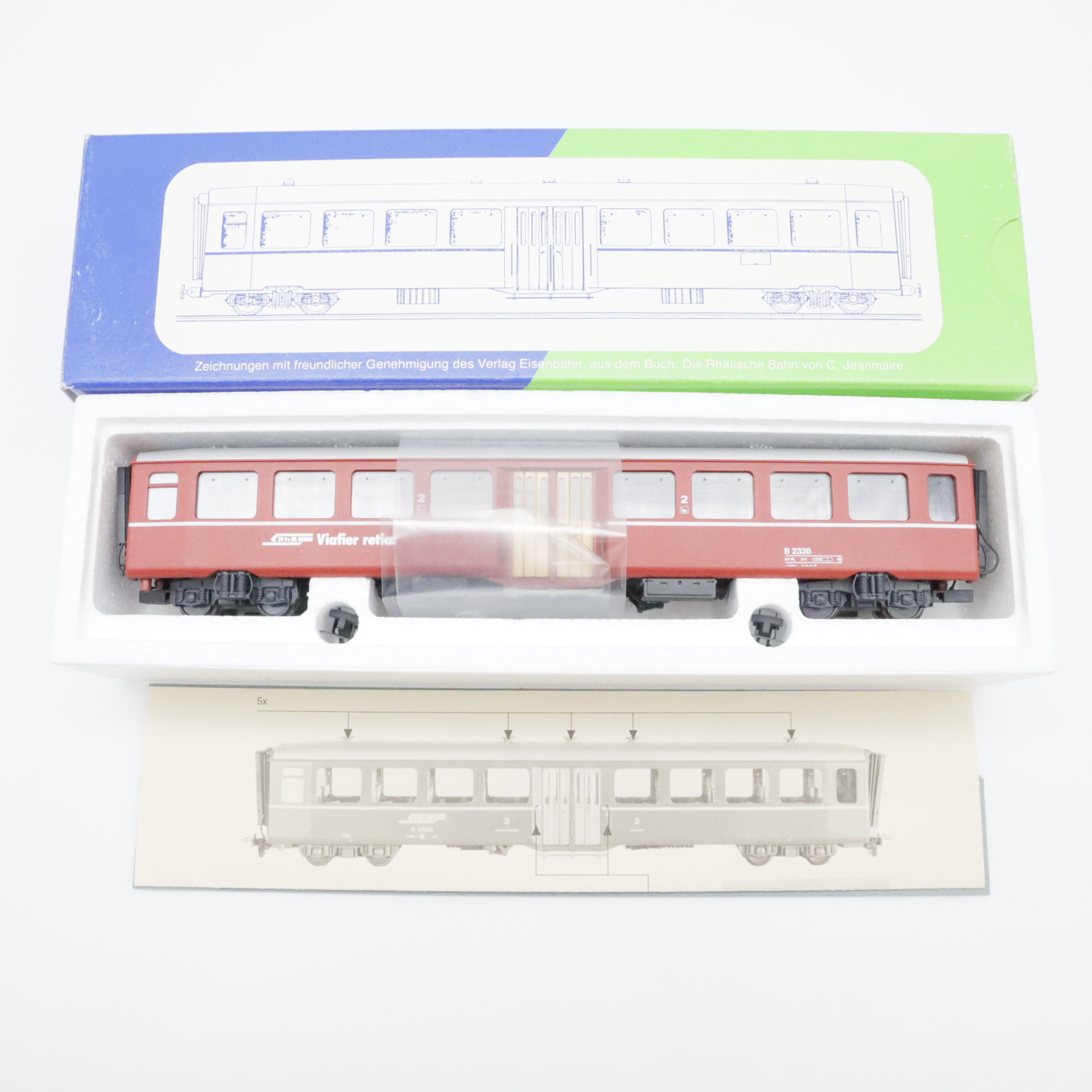 STL Models 2203-6 (6) STL Models 2203/6 RhB Mitteleinstiegswagen  B 2326 – Bild 6