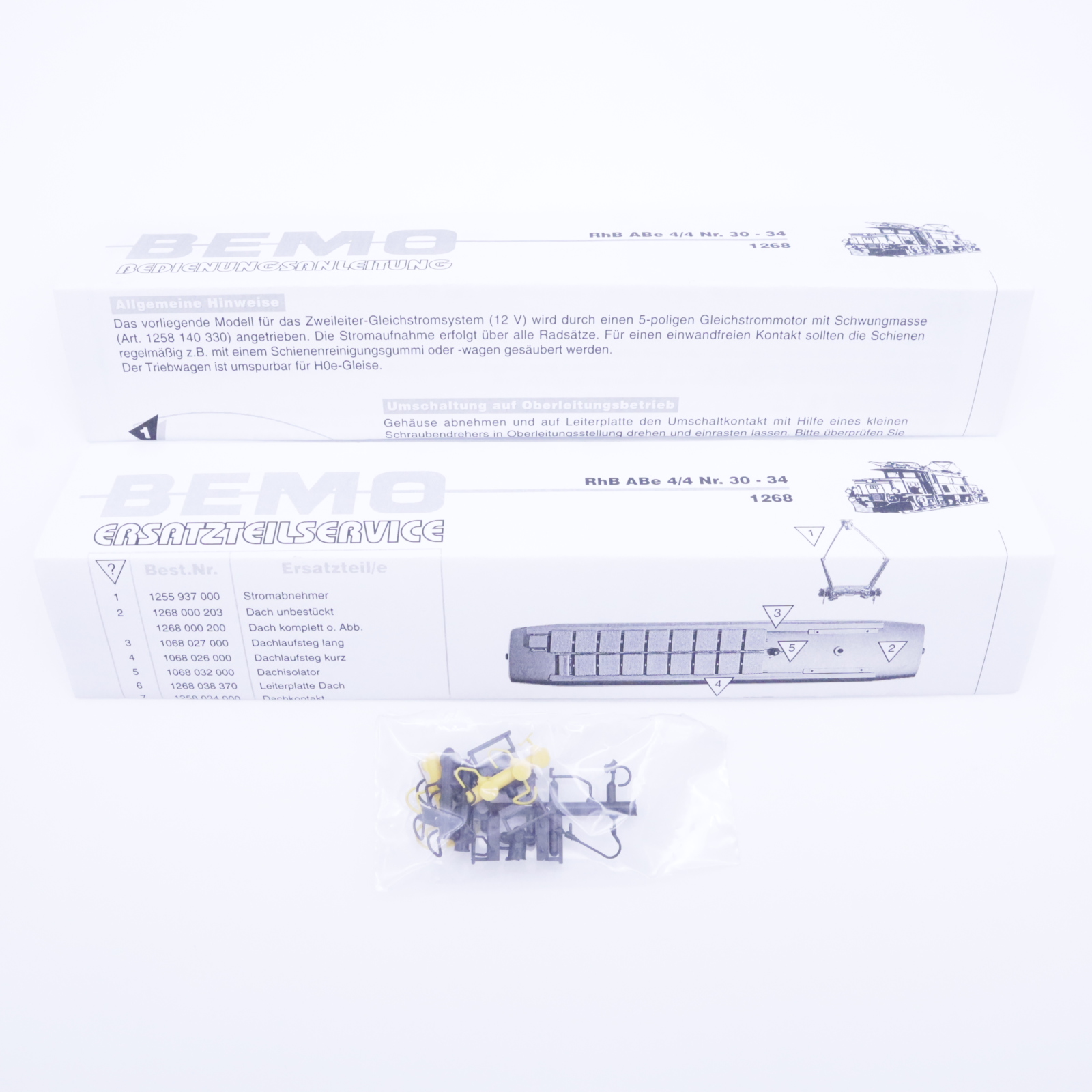 Bemo 1268 164 (7) Bemo 1268 164 RhB Abe 4/4 "Nostalgietriebwagen" – Bild 7