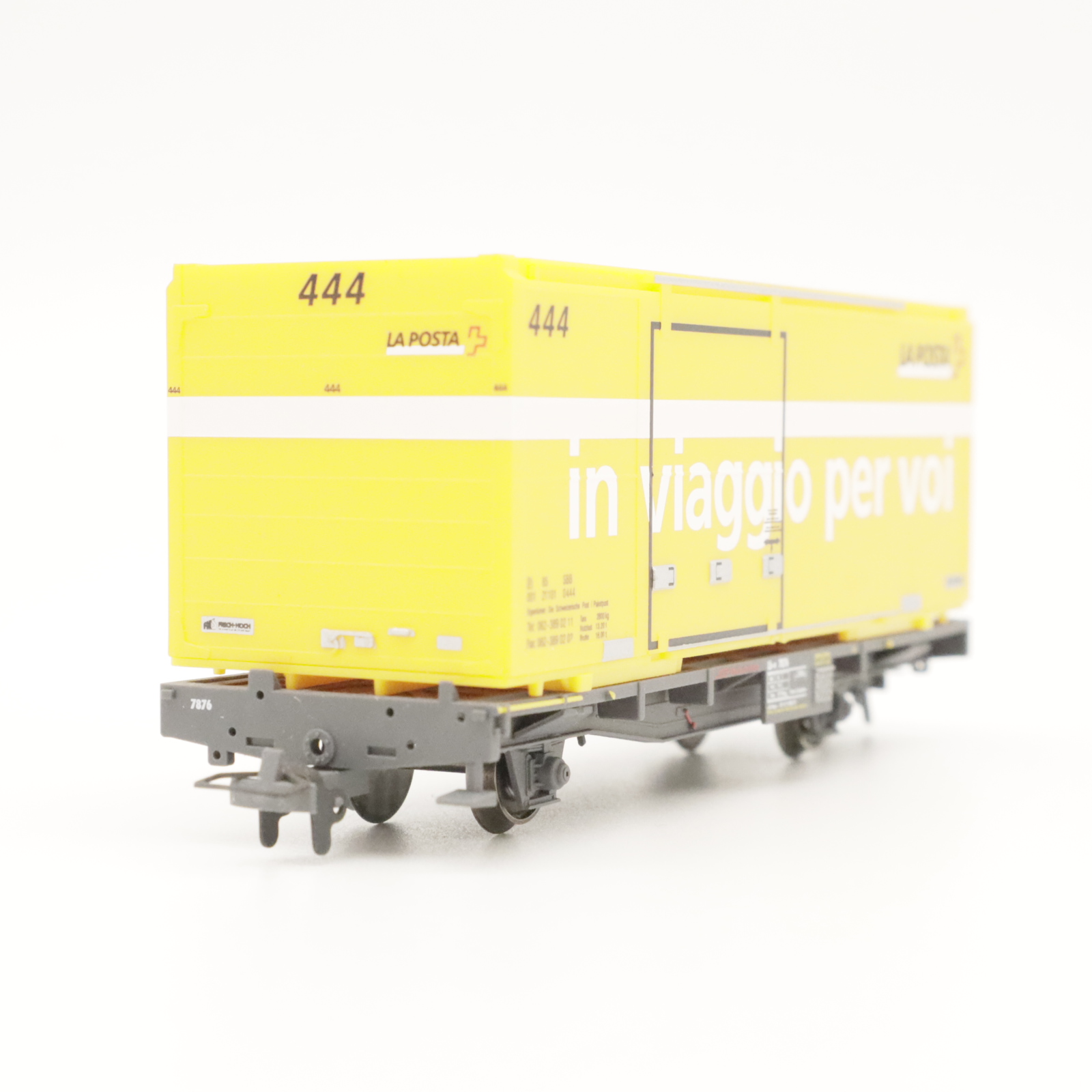 Bemo 2269 106 (3) Bemo 2269 106 RhB Containerwagen 7876 "Post" – Bild 3