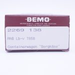 Bemo 2269 138 RhB Containerwagen "Bergkäse" Patiniert – Bild 7