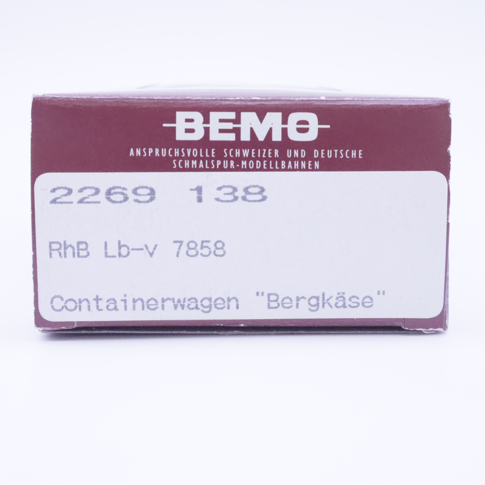 Bemo 2269 138 (7) Bemo 2269 138 RhB Containerwagen "Bergkäse" Patiniert – Bild 7