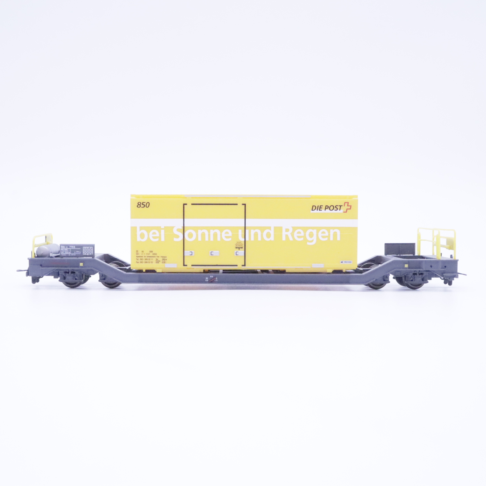 Bemo 2289 103 (4) Bemo 2289 103 RhB Sbk-v mit Postcontainer – Bild 4