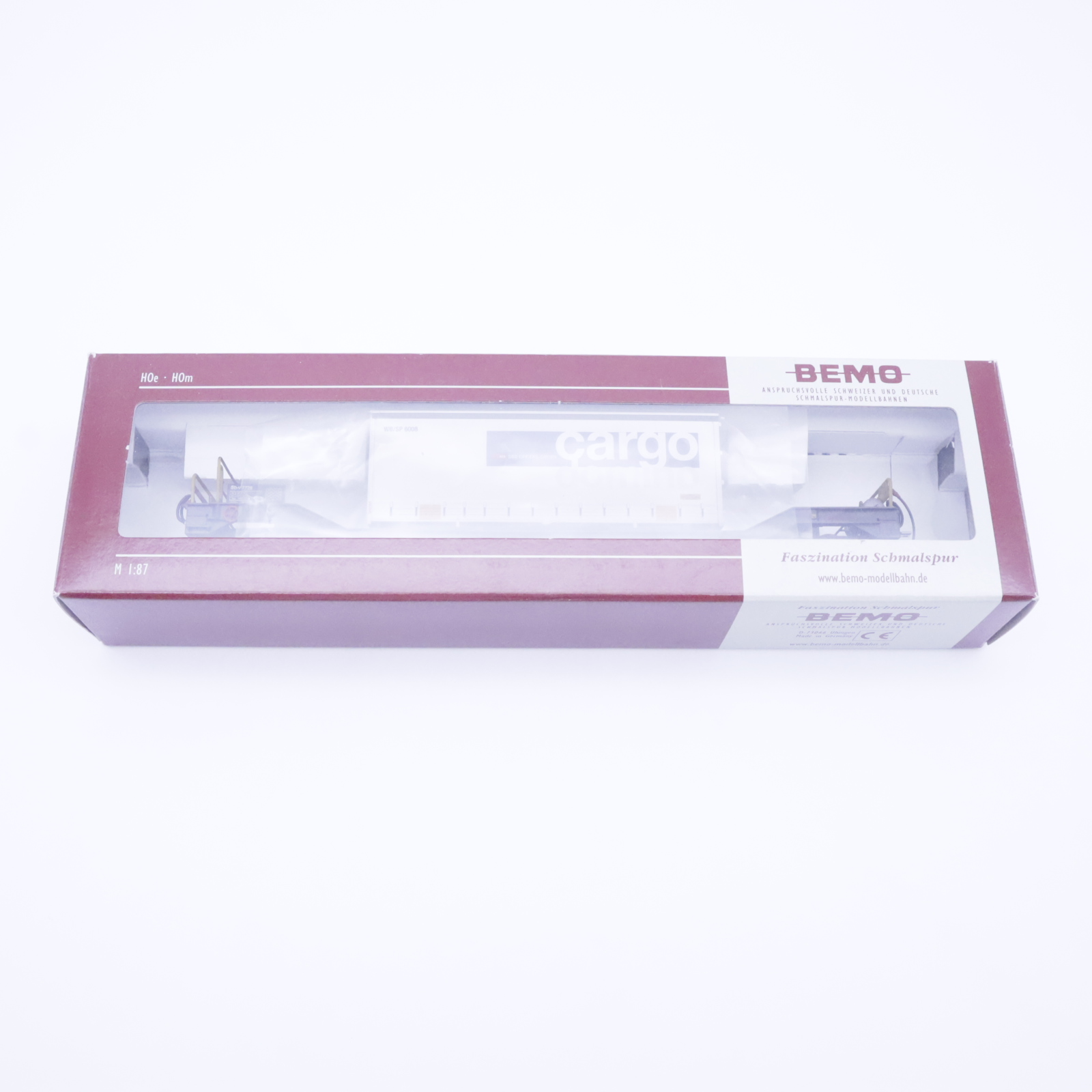 Bemo 2289 120 (6) Bemo 2289 120 RhB Tragwagen "Cargo Domino" Patiniert – Bild 6