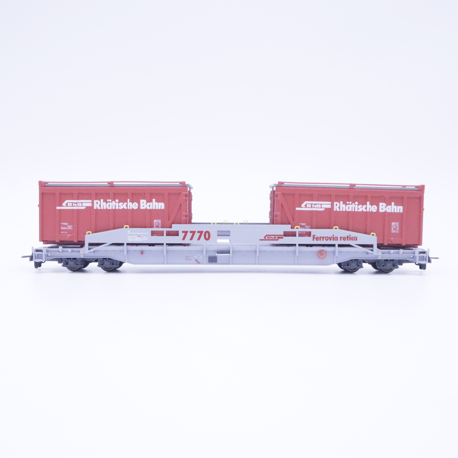 Bemo 2290 120 (4) Bemo 2290 120 RhB SI 7770 ACTS-Tragwagen – Bild 4