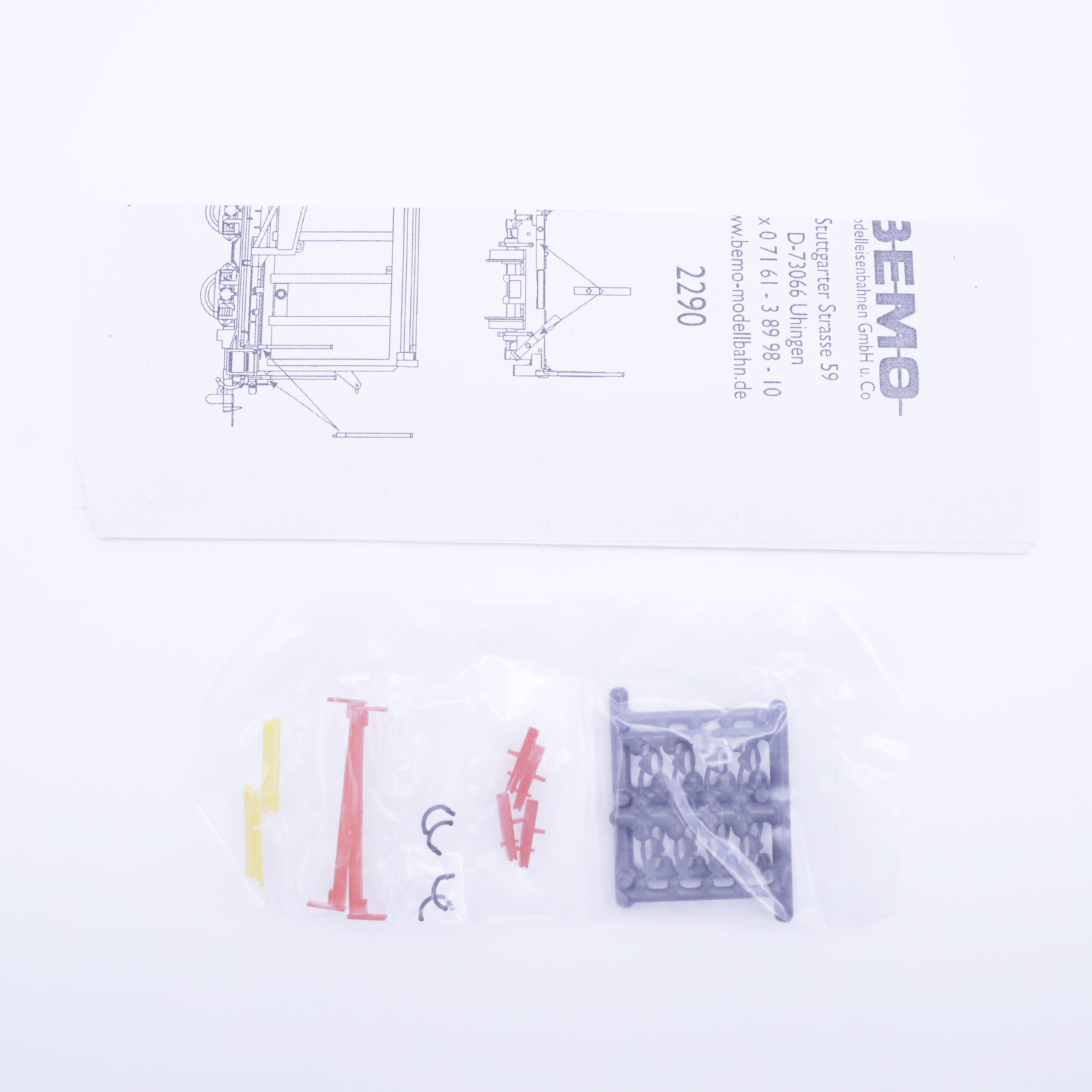 Bemo 2290 120 (6) Bemo 2290 120 RhB SI 7770 ACTS-Tragwagen – Bild 6