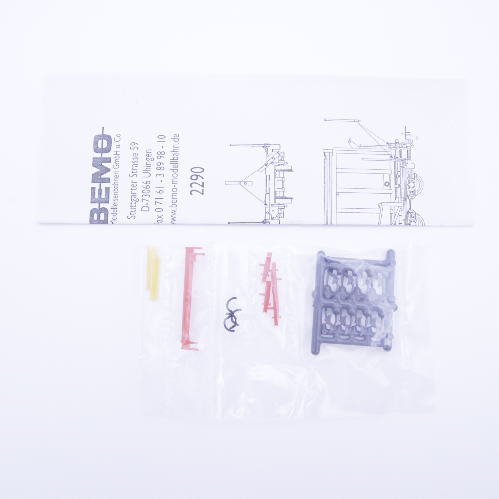 Bemo 2290 129 (6) Bemo 2290 129 RhB SI 7769 ACTS-Tragwagen – Bild 6