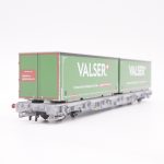 Bemo 2291 175 RhB Tragwagen mit Container "Valser" – Bild 3
