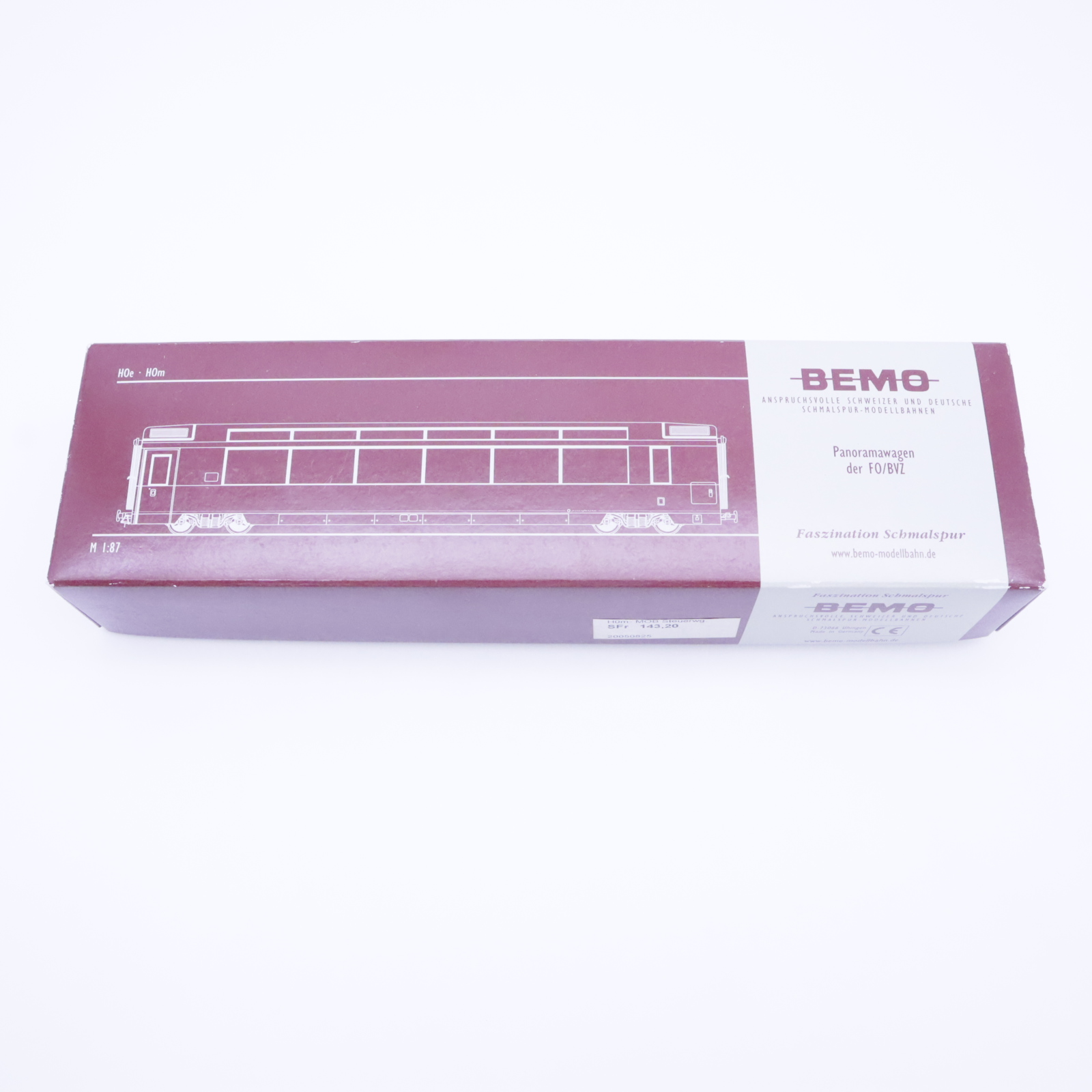 Bemo 3288 313 (8) Bemo 3288 313 MOB Panorama-Steuerwagen "Golden Pass" – Bild 8