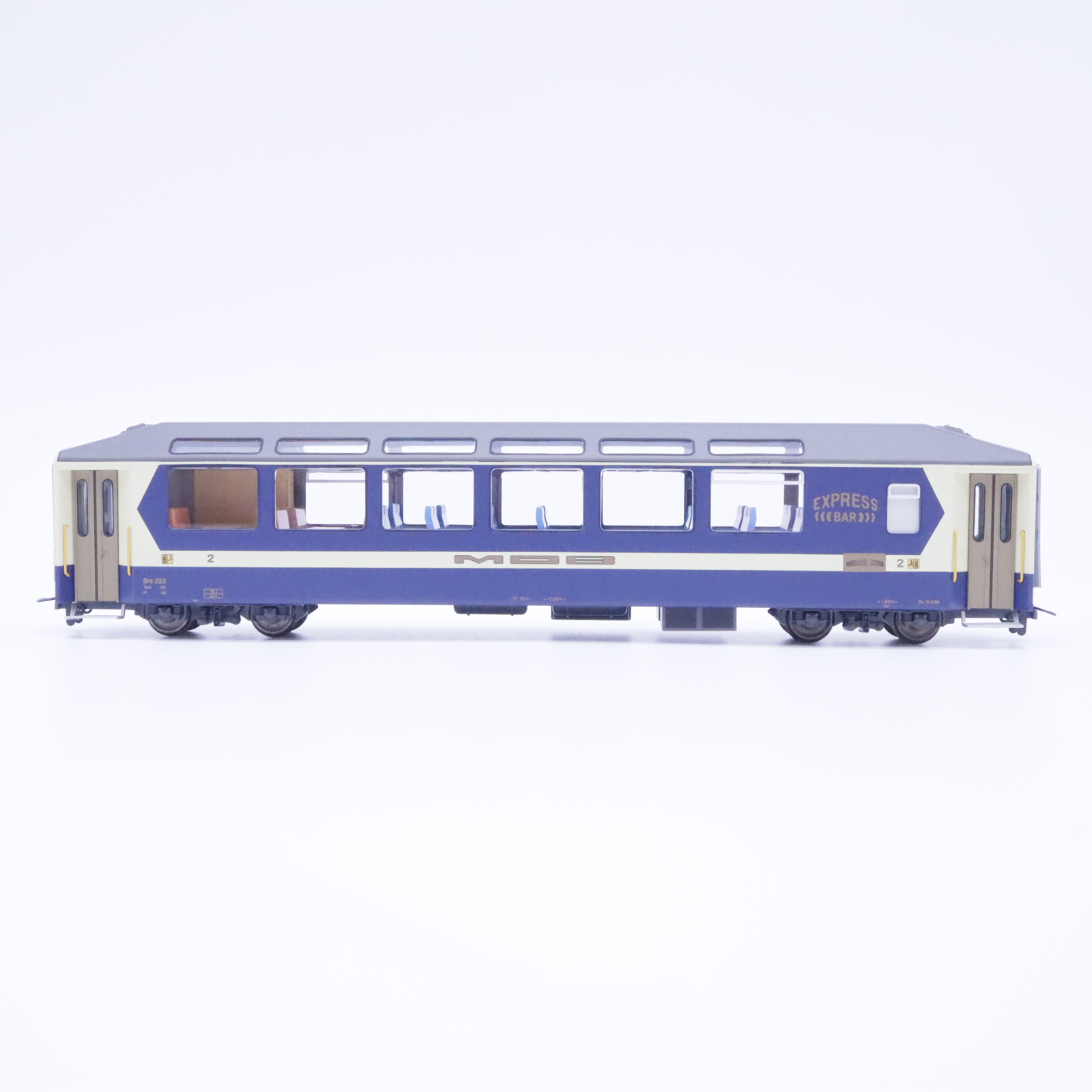 Bemo 3296 303 (2) Bemo 3296 303 MOB Brs 223 "Panoramic Express" Bar – Bild 2