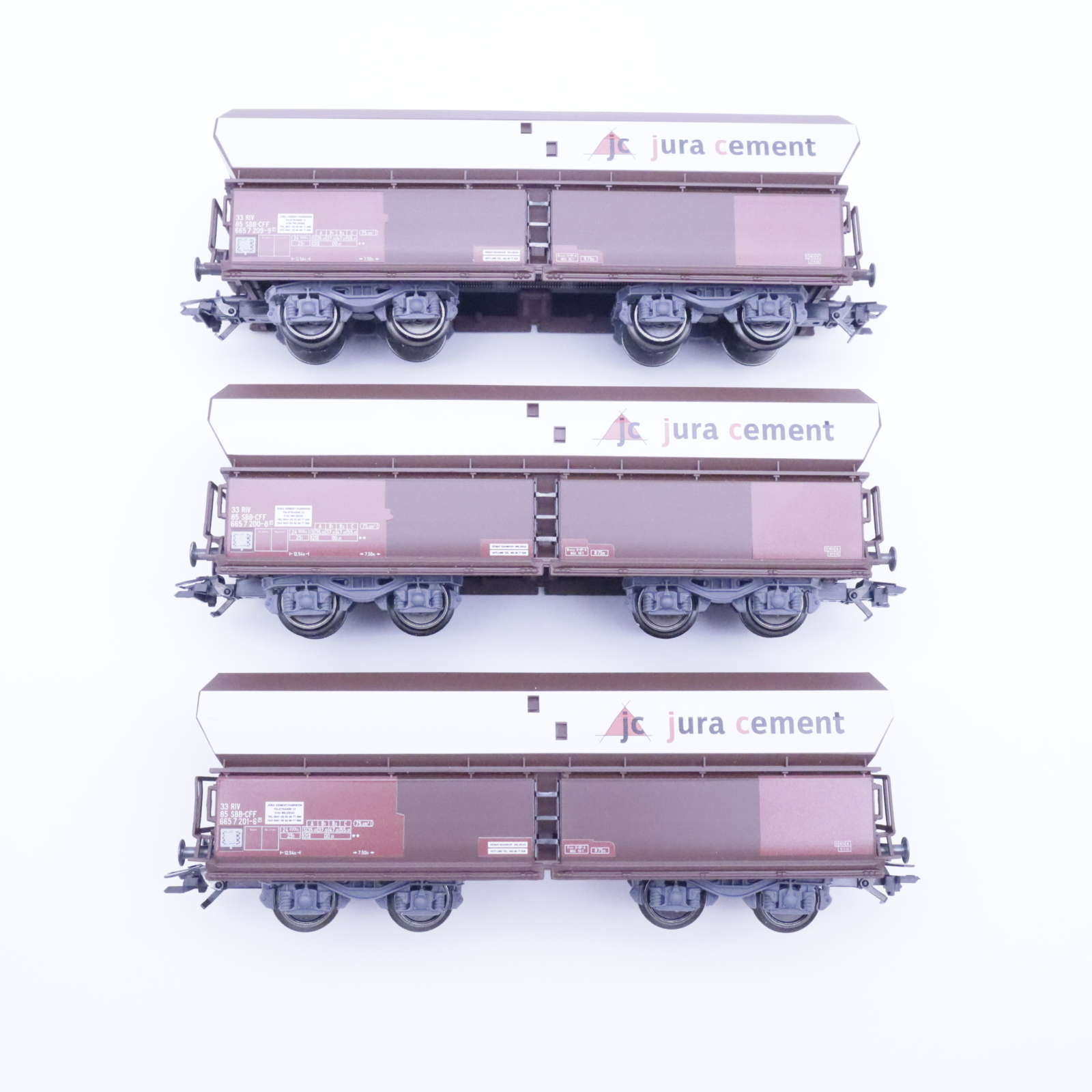 Märklin 46279 (3) Märklin 46279 SBB Selbstentladewagen-Set "Jura Cement" – Bild 3