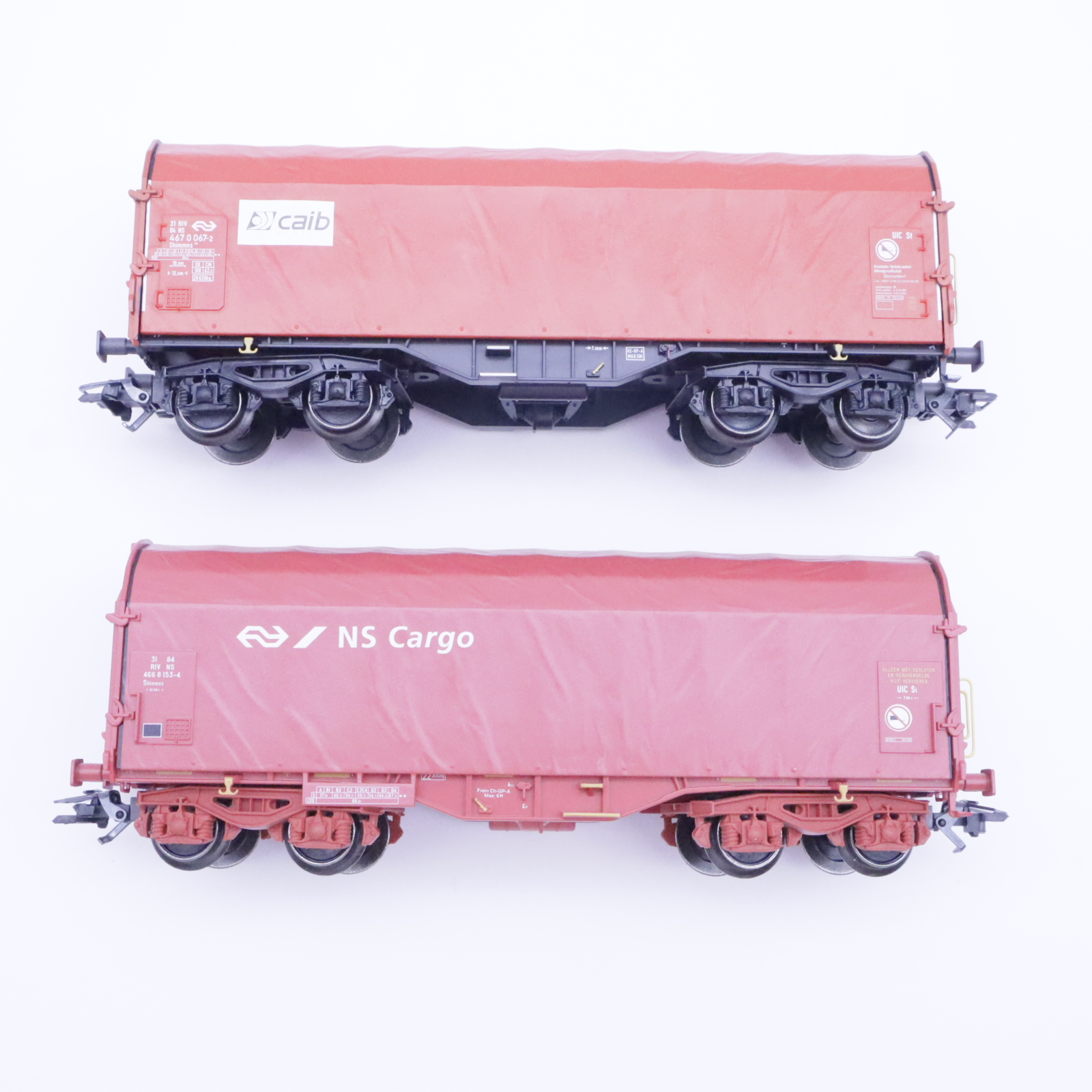 Märklin 47208 (3) Märklin 47208 NS Schiebeplanenwagen-Set – Bild 3