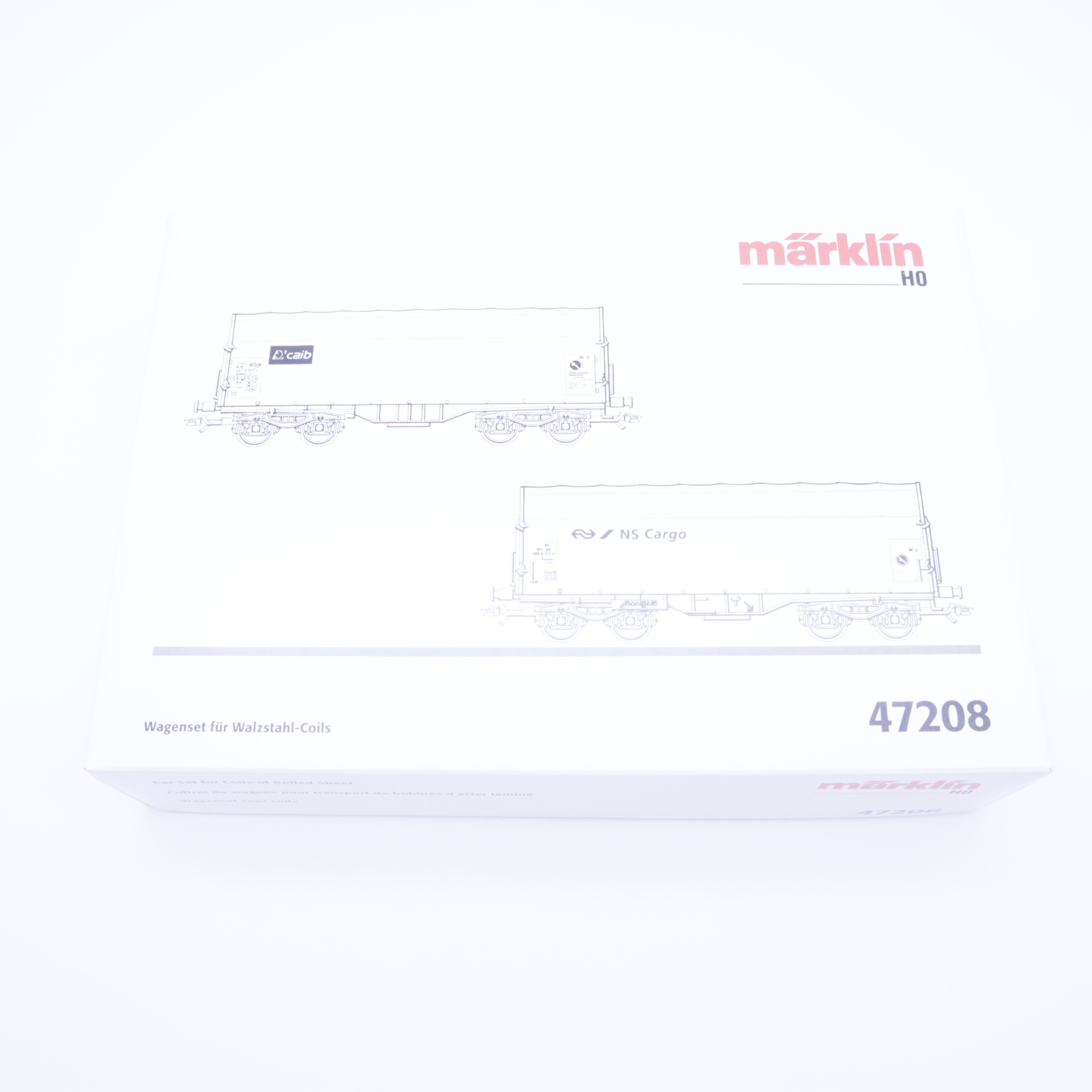 Märklin 47208 (7) Märklin 47208 NS Schiebeplanenwagen-Set – Bild 7