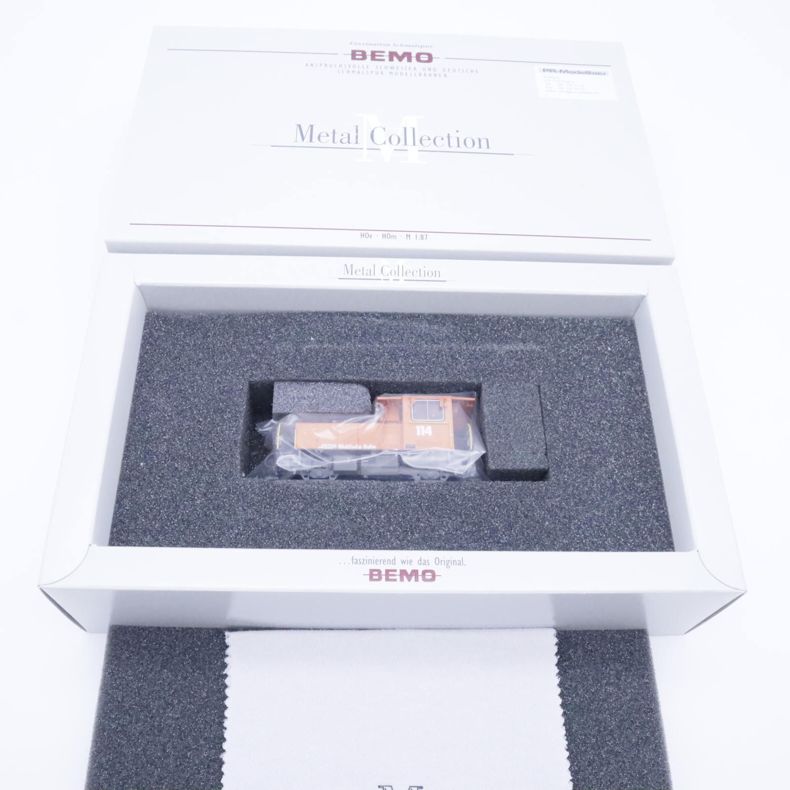 Bemo 1272 114 (8) Bemo 1272 114 RhB Tmf 2/2 Nr. 114 Rangiertraktor – Bild 8