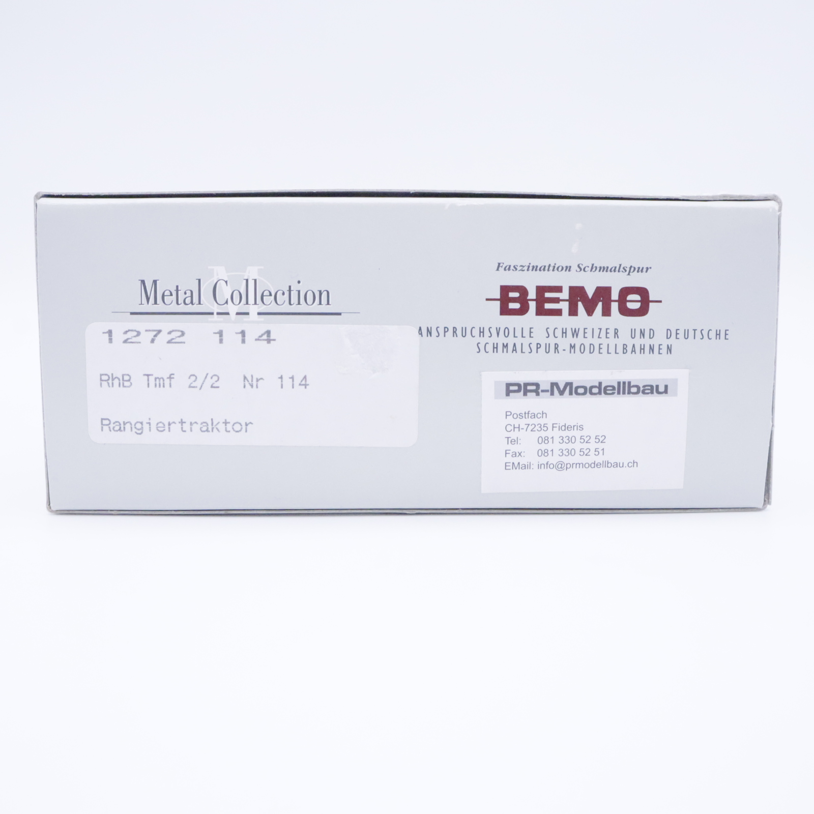Bemo 1272 114 (9) Bemo 1272 114 RhB Tmf 2/2 Nr. 114 Rangiertraktor – Bild 9