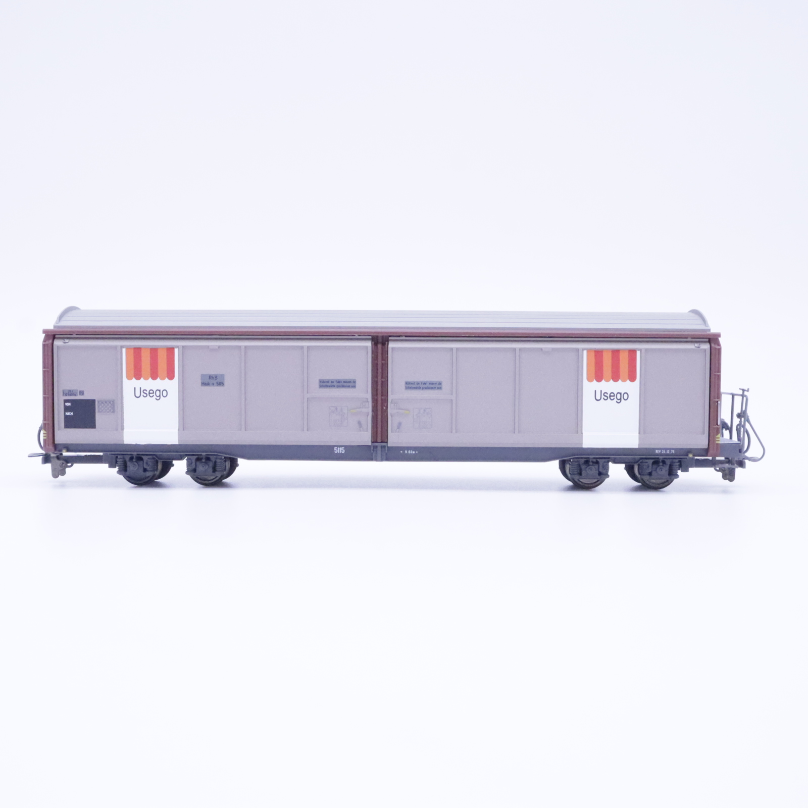 Bemo 2278 115 (4) Bemo 2278 115 RhB Schiebewandwagen "Usego" – Bild 4