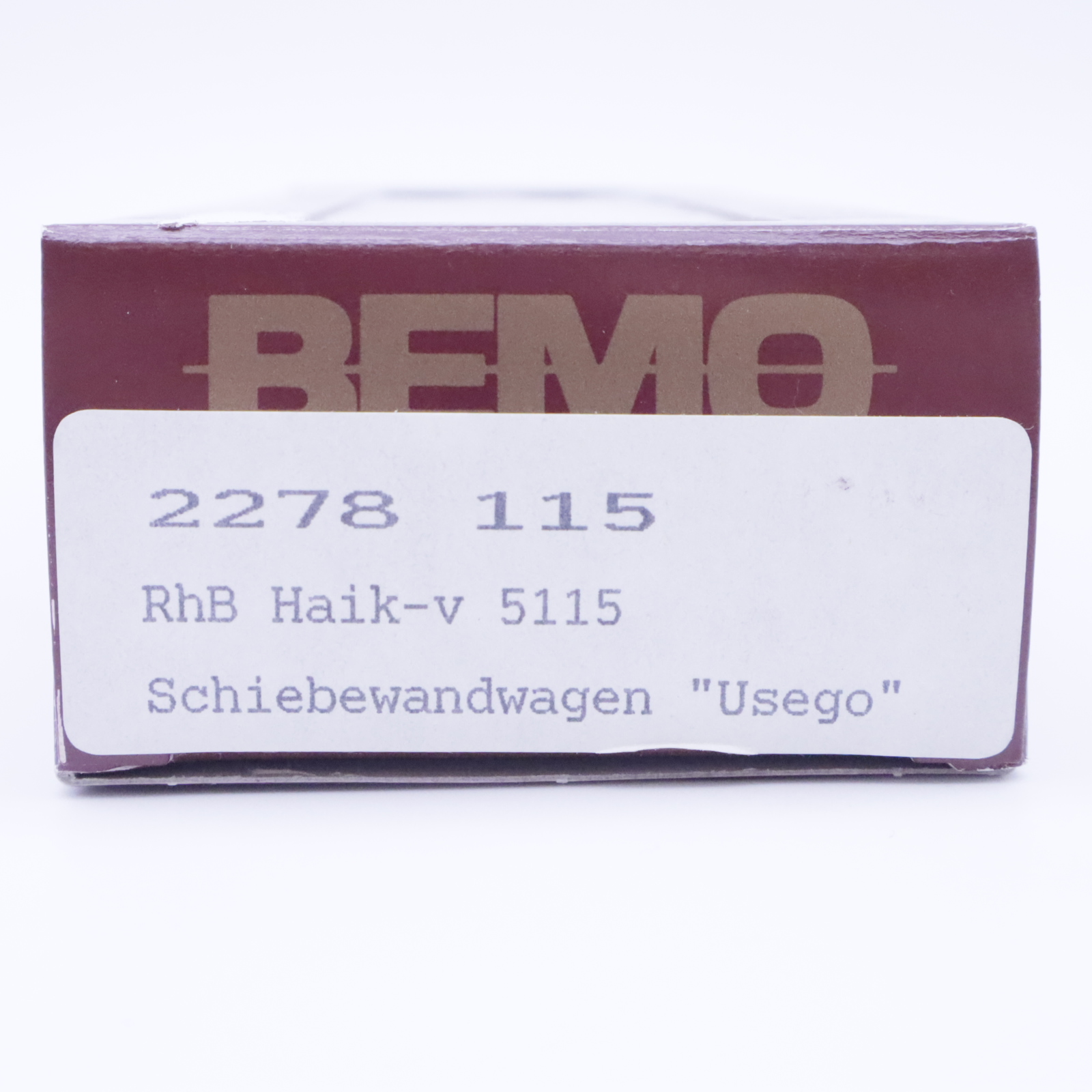 Bemo 2278 115 (9) Bemo 2278 115 RhB Schiebewandwagen "Usego" – Bild 9