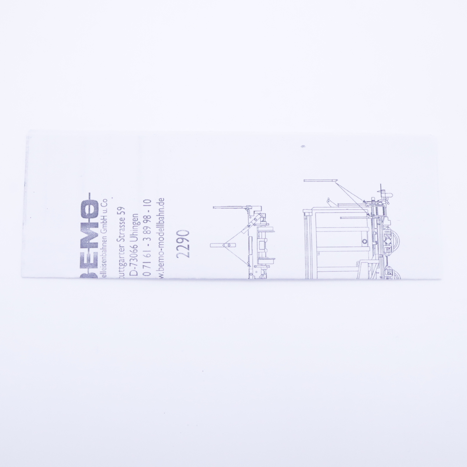 Bemo 2290 111 (7) Bemo 2290 111 RhB Sl 7771 ACTS-Tragwagen – Bild 7