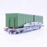 Bemo 2290 118 RhB Transportwagen mit Altpapiermulden – Bild 3