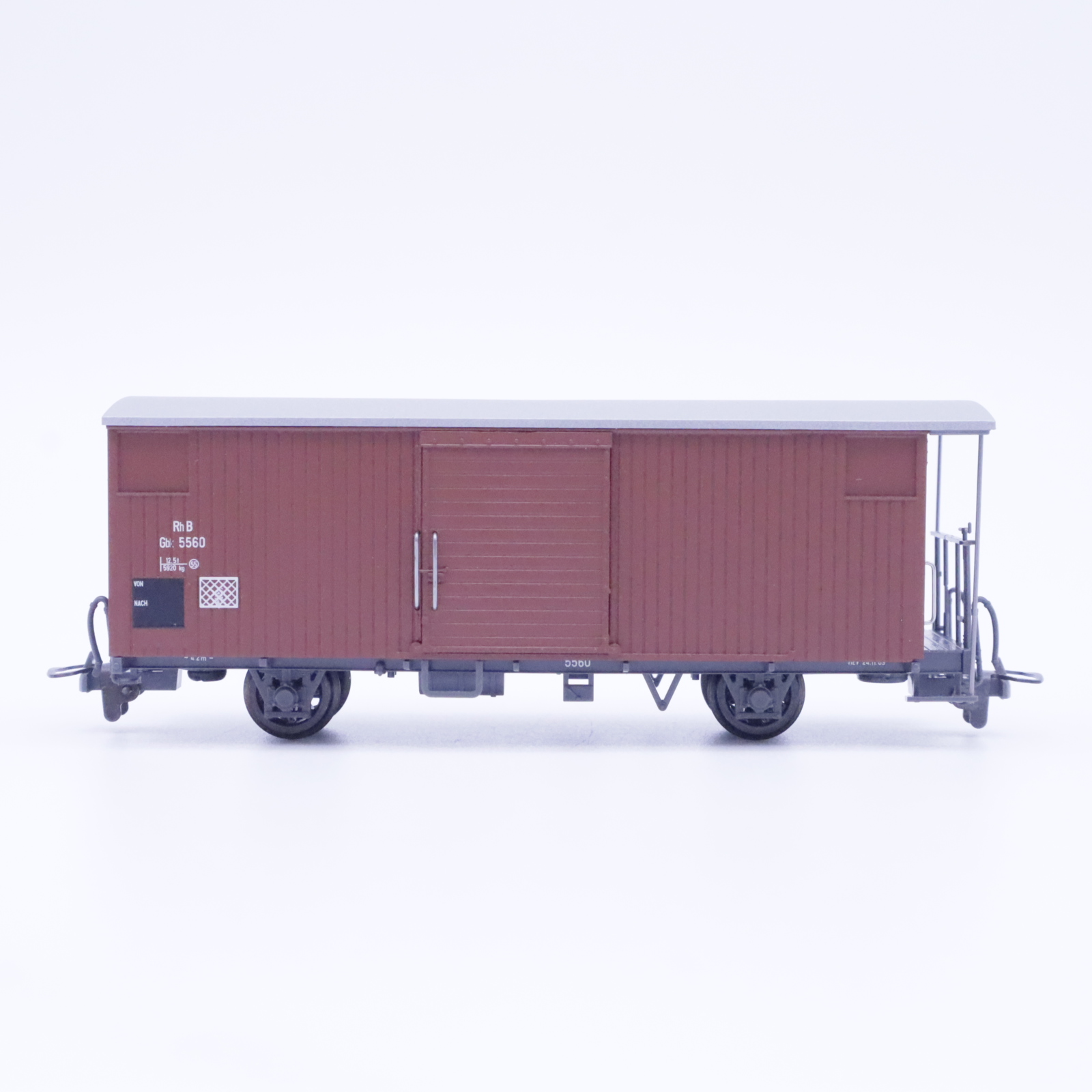 Bemo 2293 120 (4) Bemo 2293 120 RhB Gbk-v 5560 Güterwagen – Bild 4