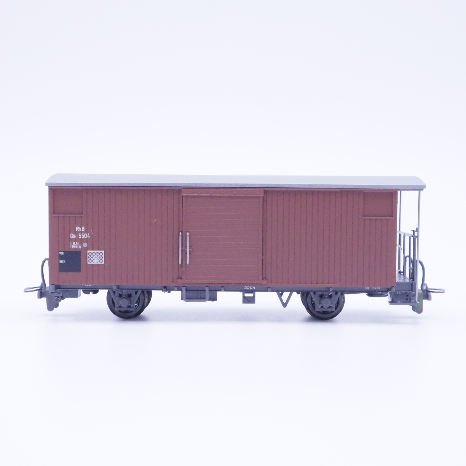 Bemo 2293 124 (4) Bemo 2293 124 RhB Gbk-v 5504 Güterwagen – Bild 4