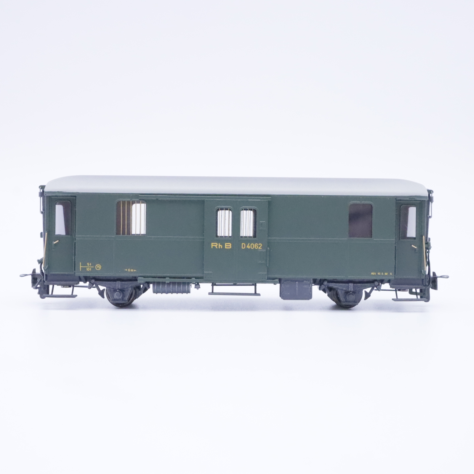 Ferro Suisse RhB Gepäckwagen D2 4062 (2) Ferro Suisse RhB Gepäckwagen D2 4062 – Bild 2