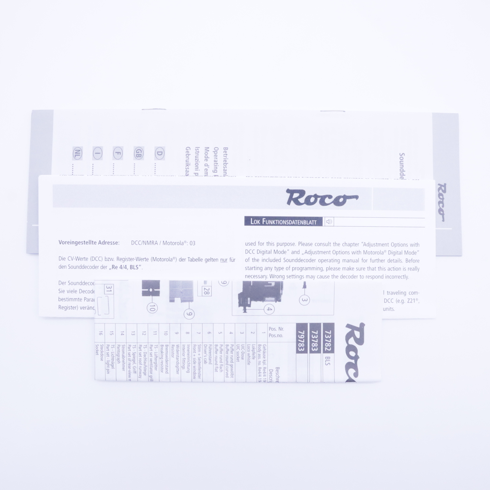 Roco 79783 (7) Roco 79783 BLS Re 4/4 194 mit Sound – Bild 7