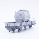 Bemo 2267 111 RhB Flachwagen mit Metall Behälter – Bild 3