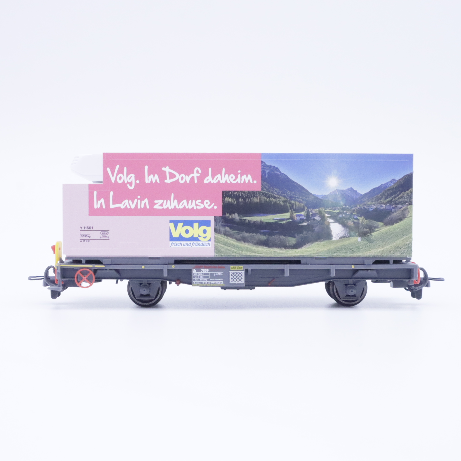 Bemo 2269 169 (2) Bemo 2269 169 RhB Volg Y11601 Lavin magenta – Bild 2