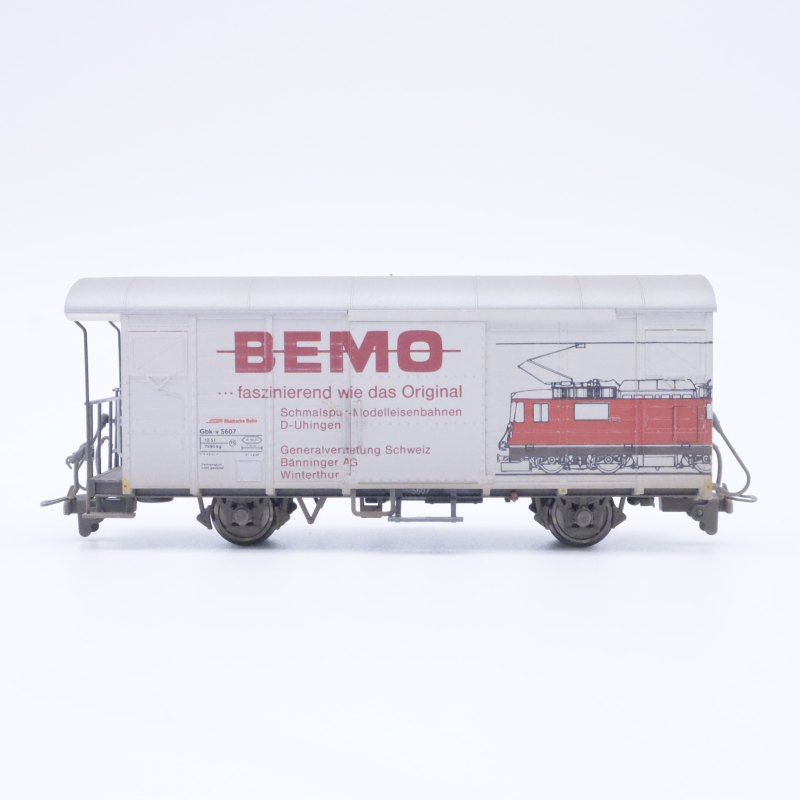 Bemo 2283 137 (2) Bemo 2283 137 RhB Gbk-v 5607 Güterwagen Patiniert – Bild 2