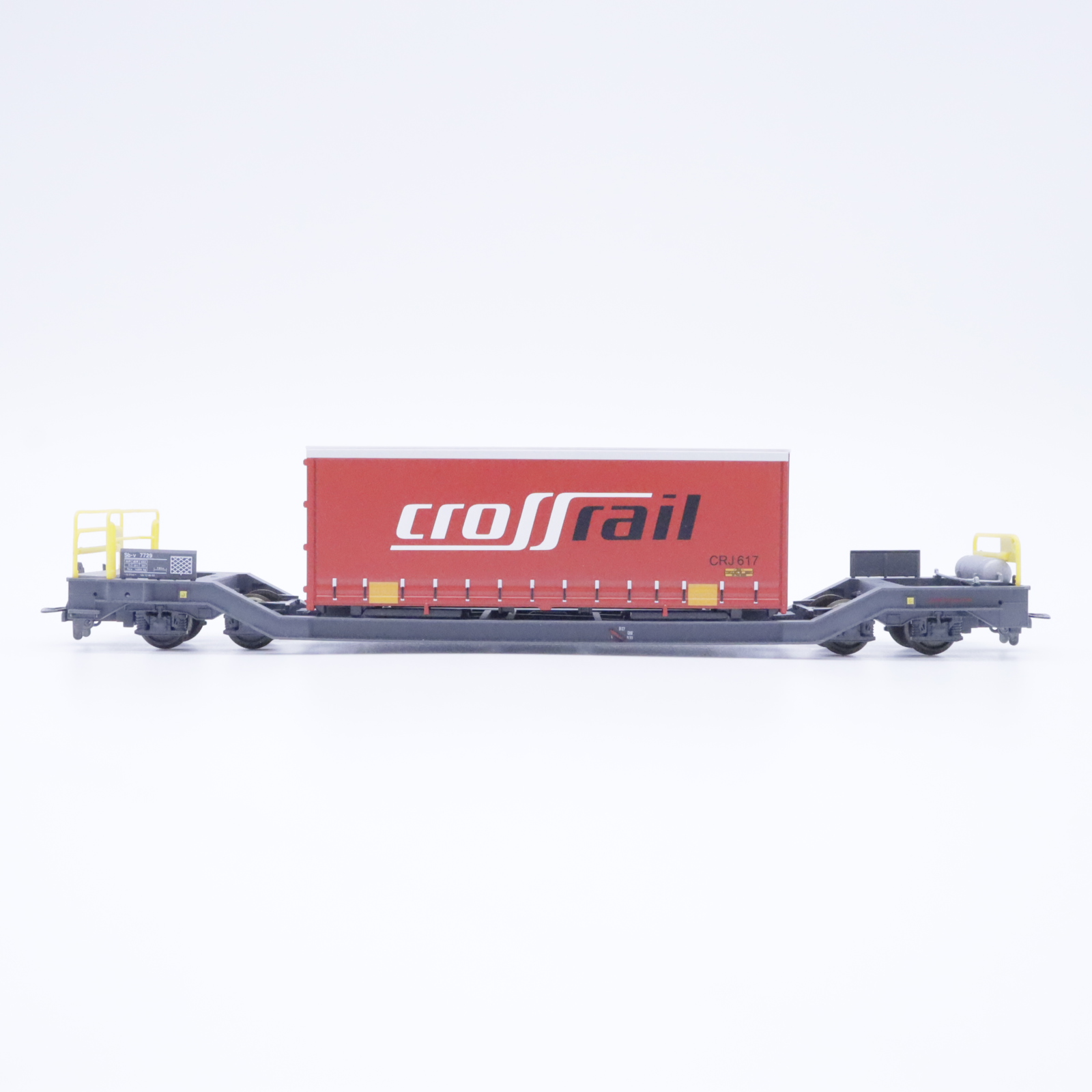 Bemo 2289 129 (2) Bemo 2289 129 RhB Tragwagen Crossrail Sb-v 7729 – Bild 2