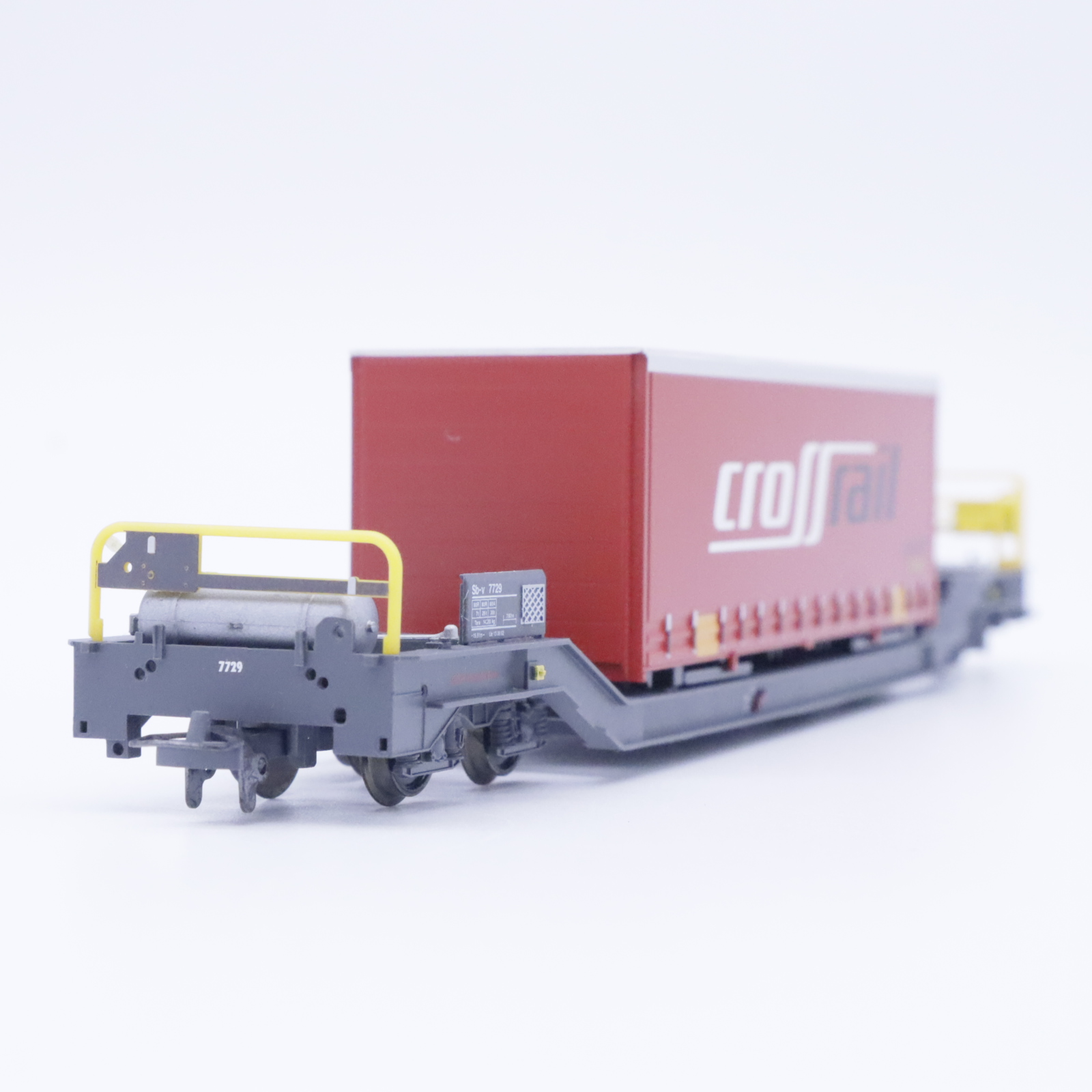 Bemo 2289 129 (3) Bemo 2289 129 RhB Tragwagen Crossrail Sb-v 7729 – Bild 3