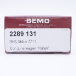 Bemo 2289 131 RhB Wechselbehälterwagen "Häfeli" – Bild 8