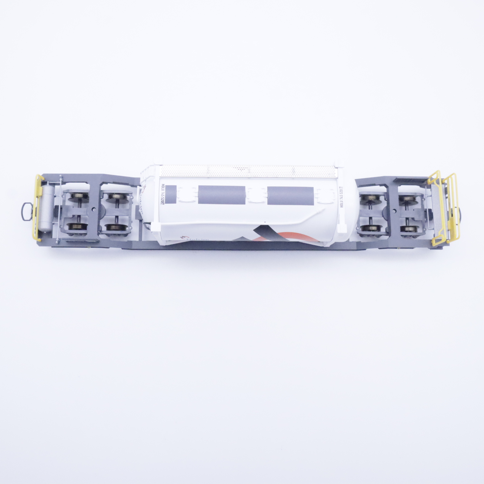 Bemo 2289 132 (5) Bemo 2289 132 RhB Wechselbehälterwagen "Holzim" – Bild 5