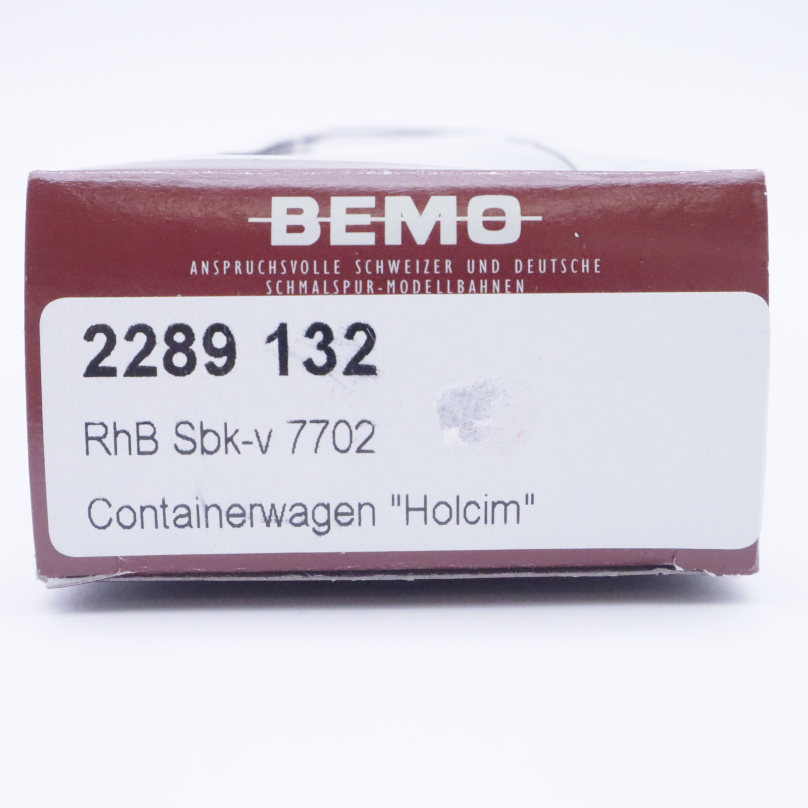 Bemo 2289 132 (8) Bemo 2289 132 RhB Wechselbehälterwagen "Holzim" – Bild 8