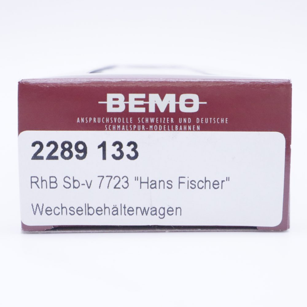 Bemo 2289 133 RhB Wechselbehälterwagen "Hans Fischer" – Bild 9