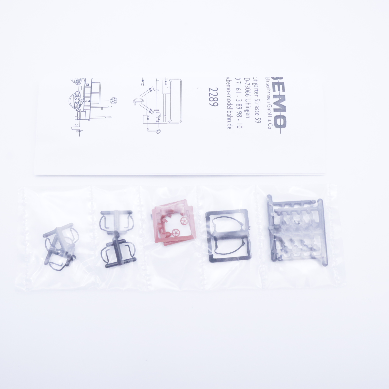 Bemo 2289 134 (6) Bemo 2289 134 RhB Wechselbehälterwagen "Holzim" – Bild 6