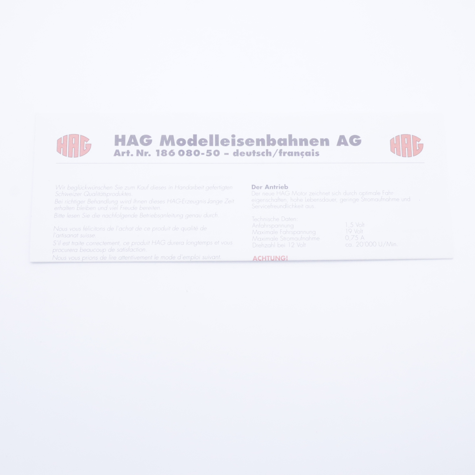 HAG 187 (7) HAG 187 BT Re 456 Werbelok "MOLAT" – Bild 7